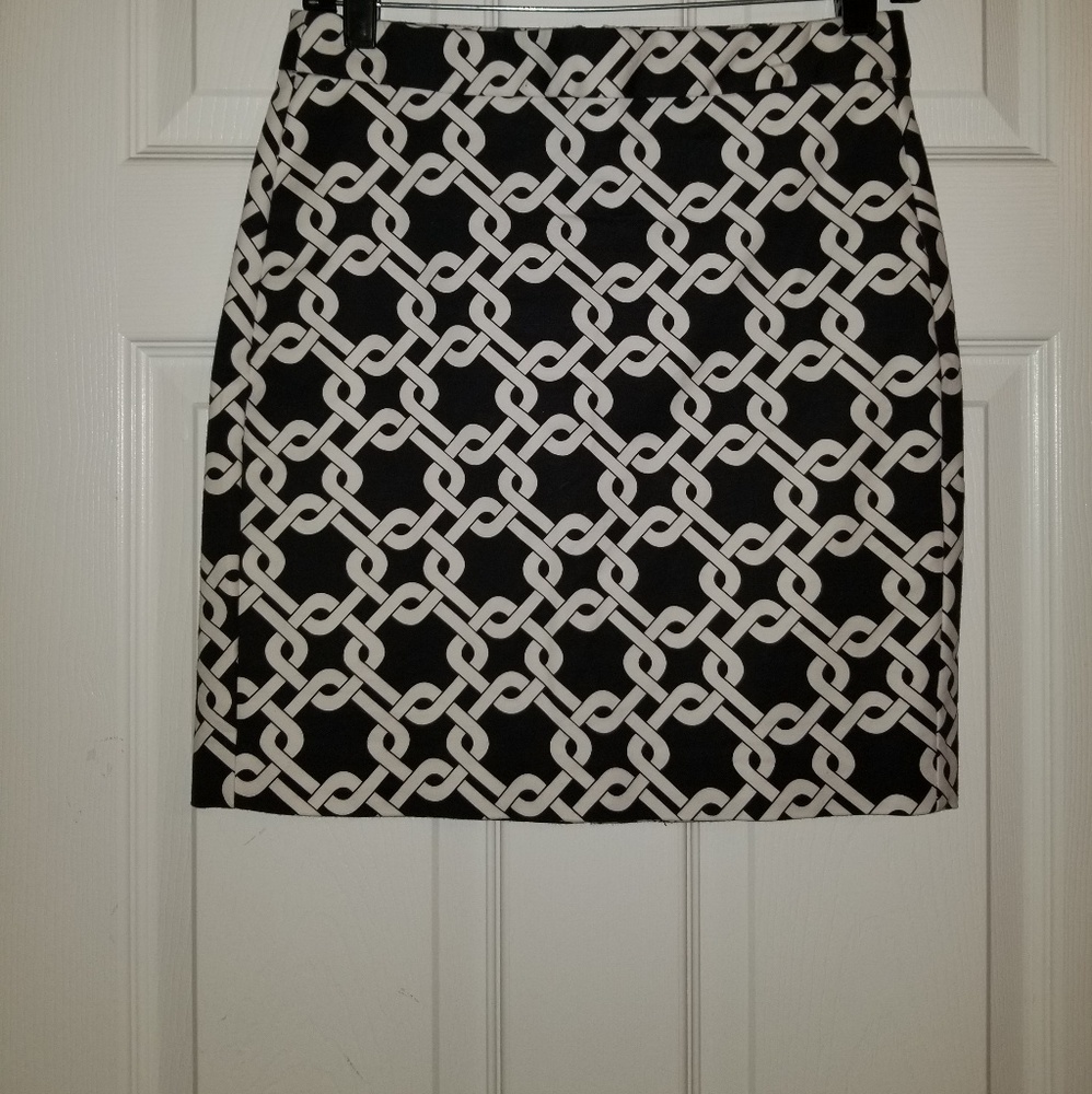Banana  Republic  Blye Whire Pencil Skirt